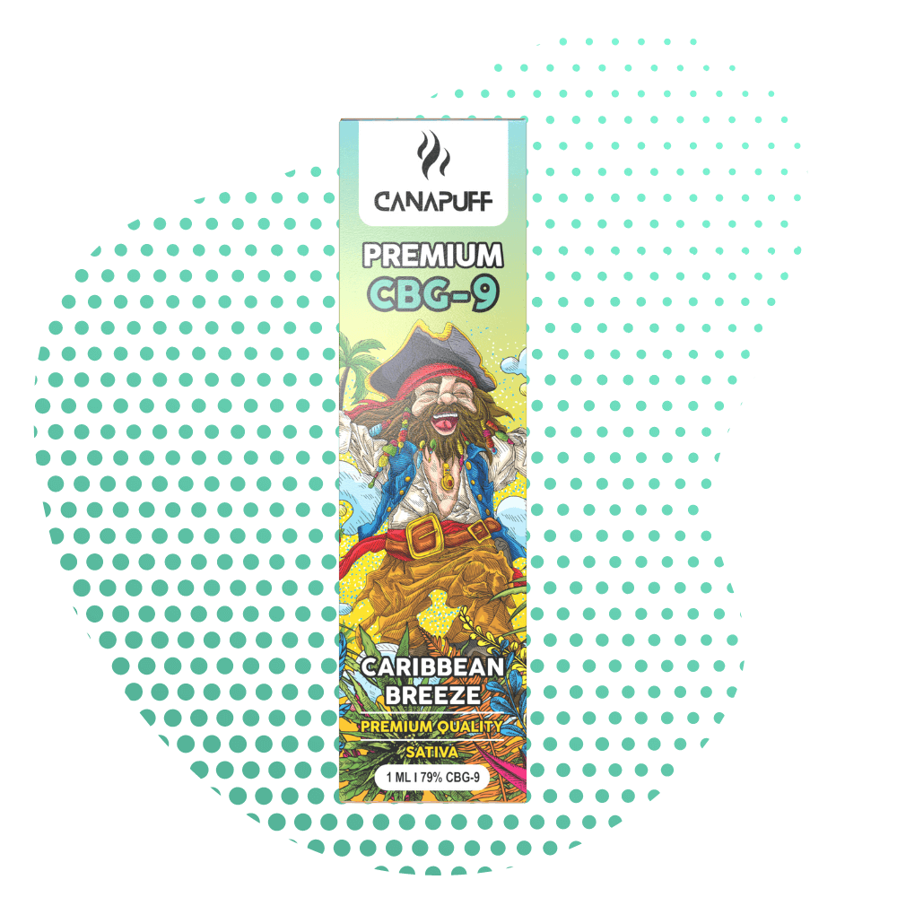 CBG9 Vape Caribbean Breeze 79% 1ml